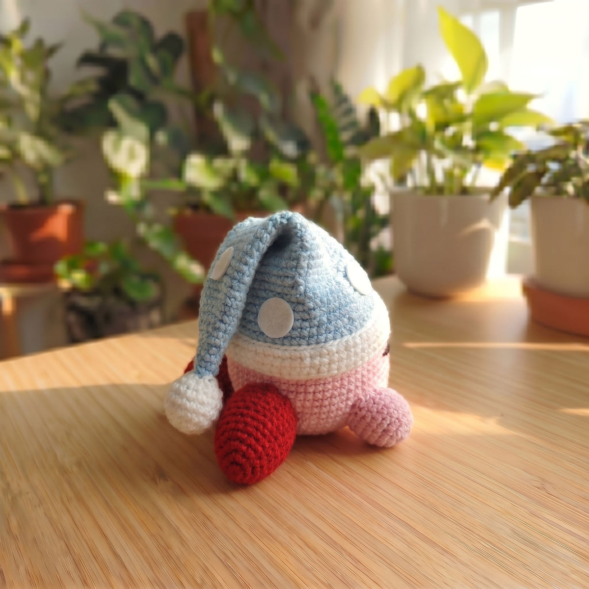 Kirby Addormentato Amigurumi (Fan Art)