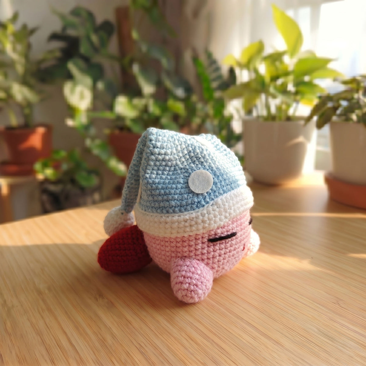 Kirby Addormentato Amigurumi (Fan Art)