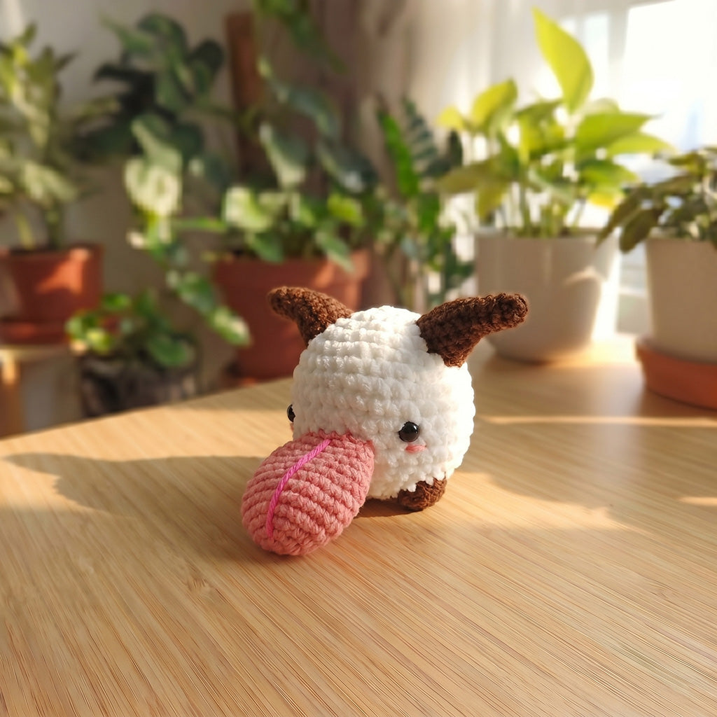 Poro Amigurumi (Fan Art) - Ispirato a League of Legends