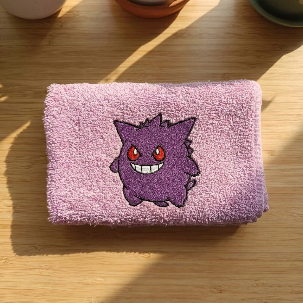 Asciugamano Gengar Ricamato - Fan Art
