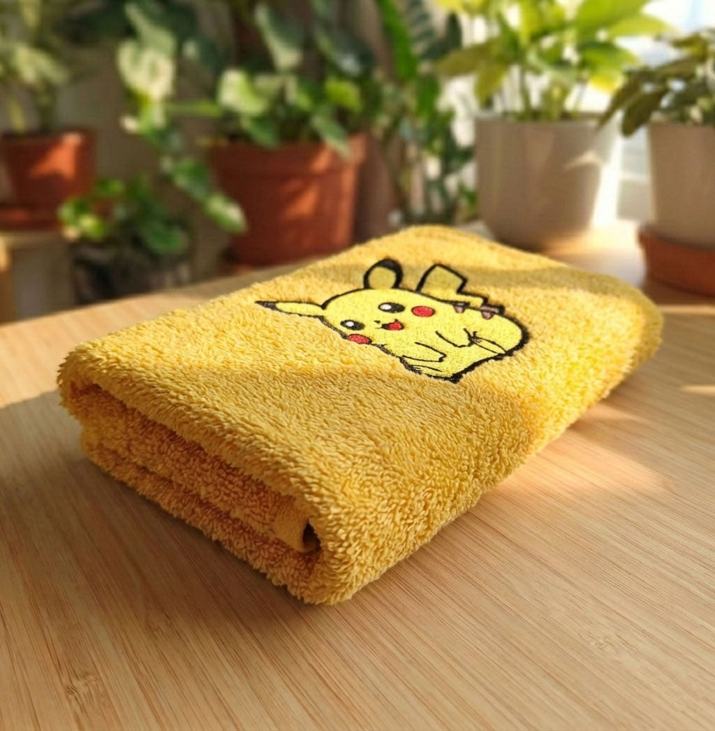 Asciugamano Pikachu Ricamato (Fan Art)