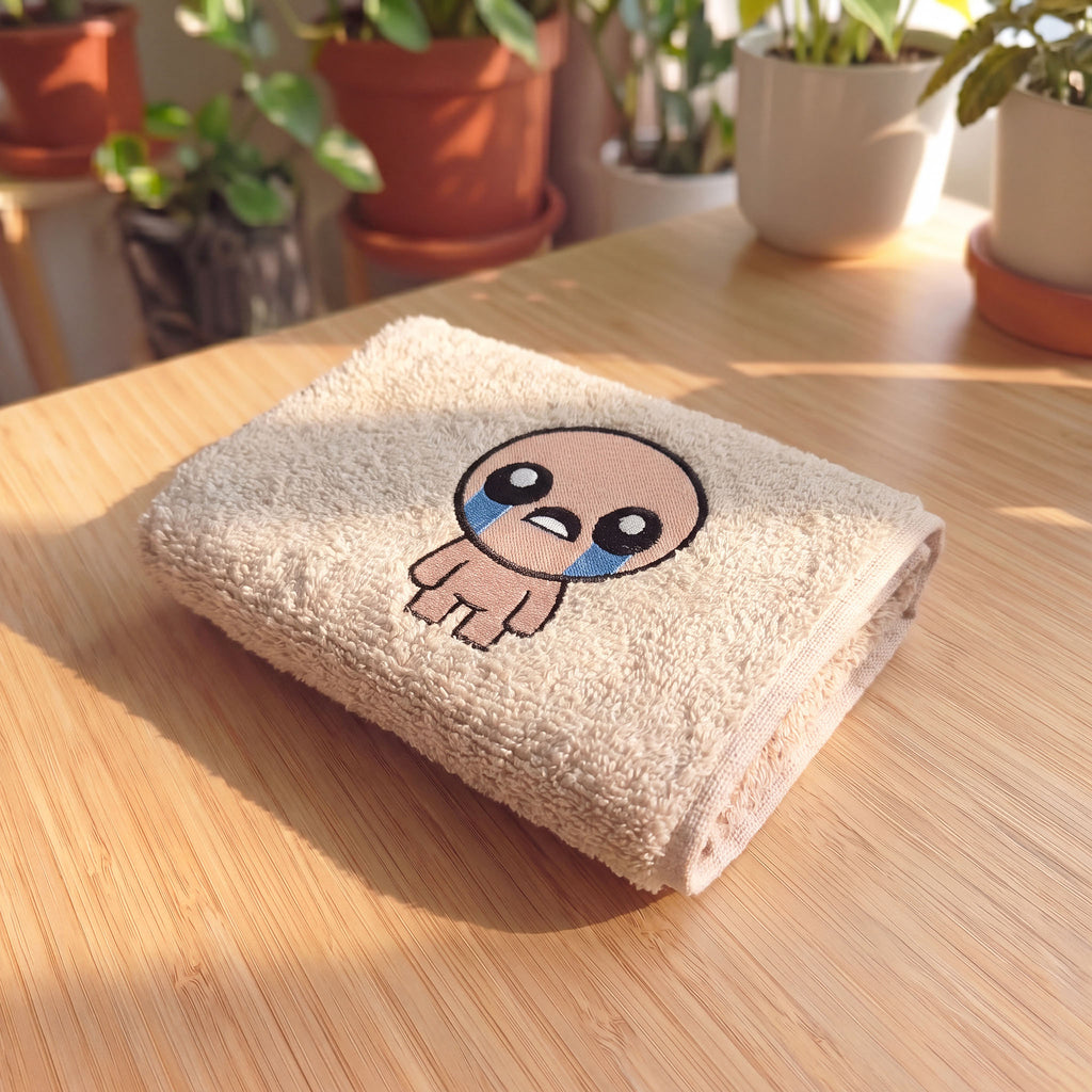 Asciugamano Ricamato Isaac (Fan Art) - The Binding of Isaac