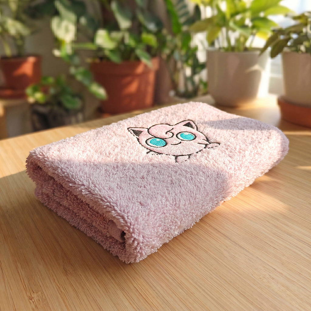 Asciugamano Jigglypuff Ricamato (Fan Art)
