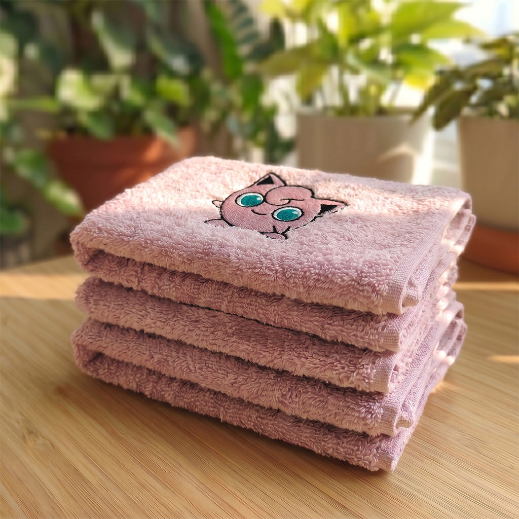 Asciugamano Jigglypuff Ricamato (Fan Art)
