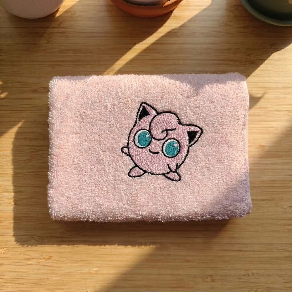 Asciugamano Jigglypuff Ricamato (Fan Art)