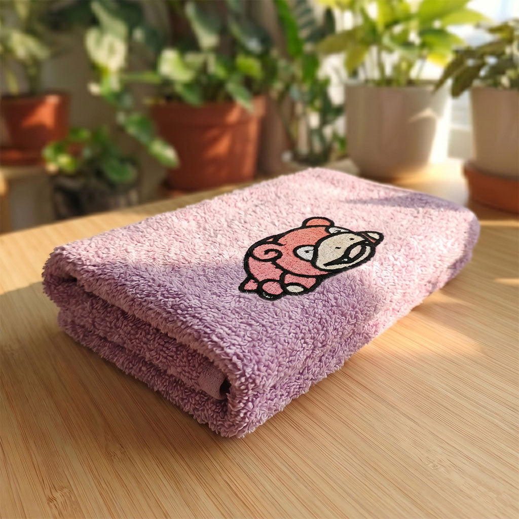 Asciugamano Slowpoke Ricamato (Fan Art)