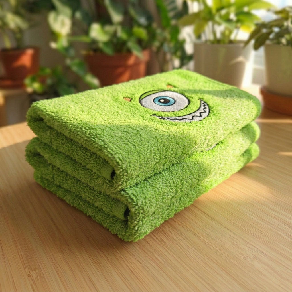 Asciugamano Mike Wazowski Ricamato (Fan Art)