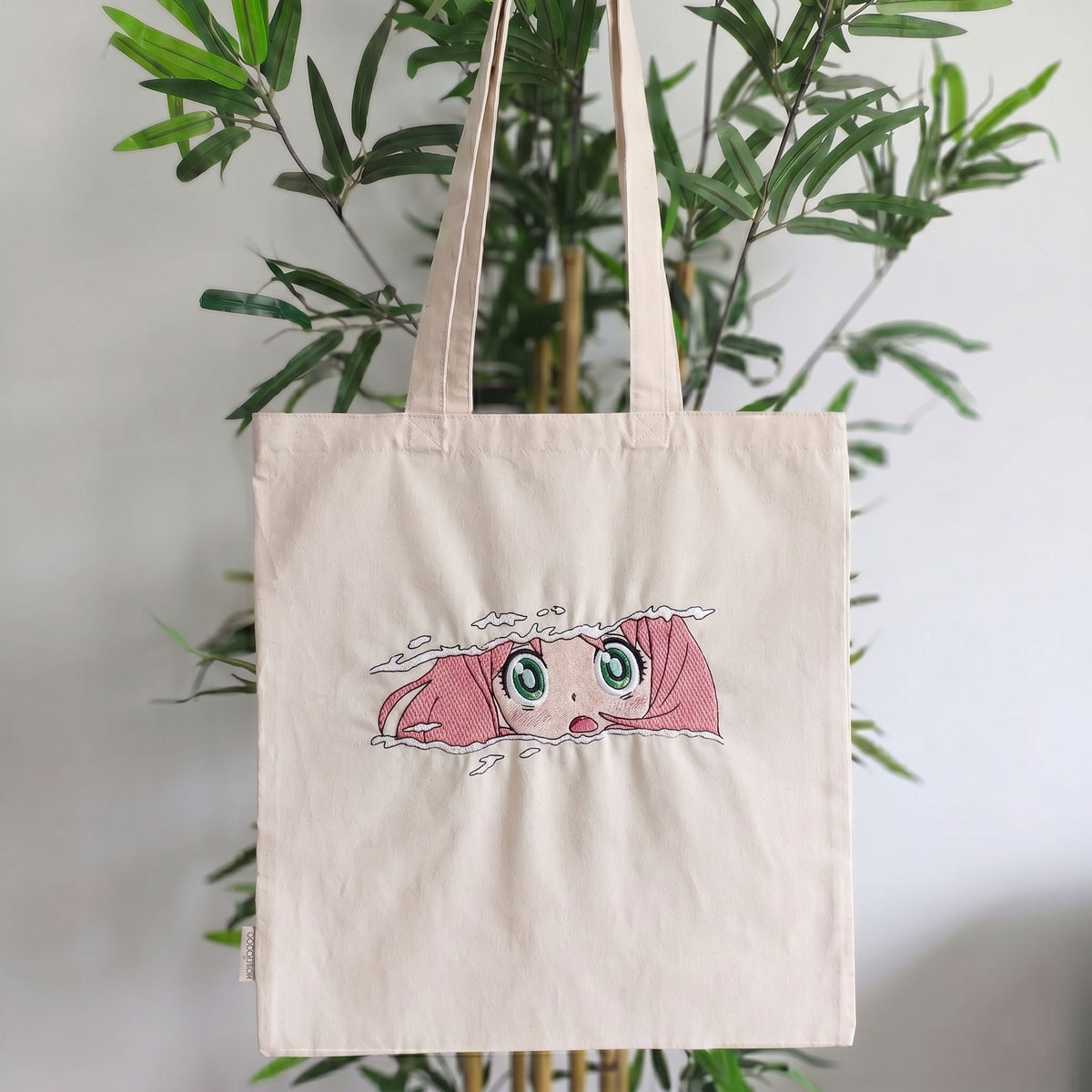 Anya Forger Tote Bag Ricamata (Fan Art)
