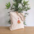 Tote Bag Calcifer Ricamata (Fan Art)