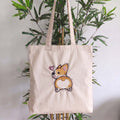 Tote Bag Corgi Ricamata - Corgi Love