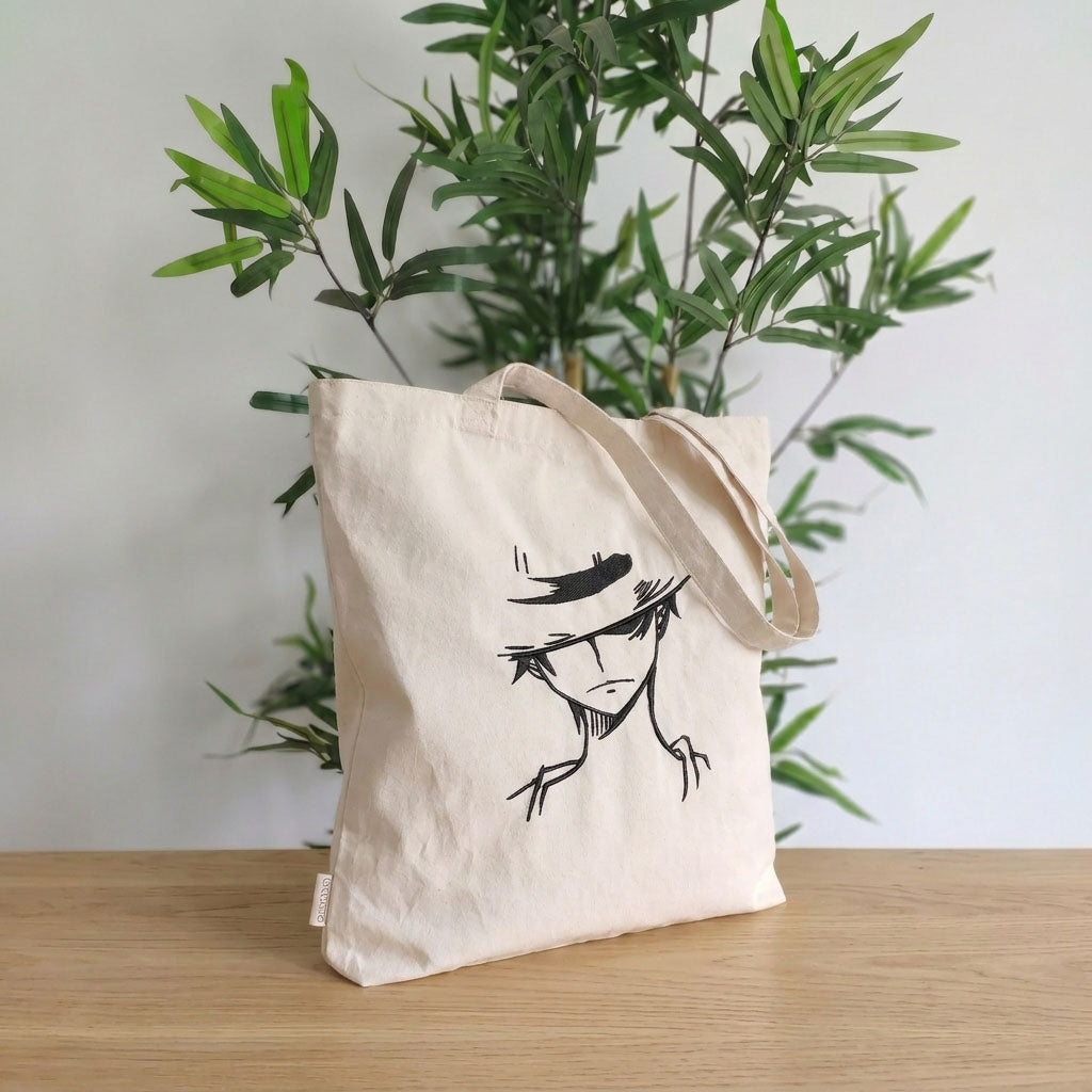 Tote Bag Luffy Ricamata (Fan Art)