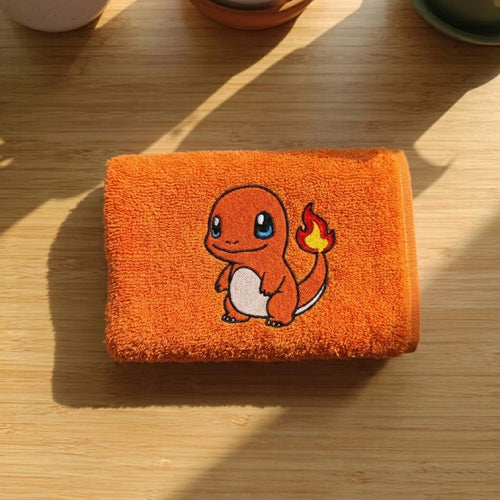 Asciugamano Charmander Ricamato (Fan Art)