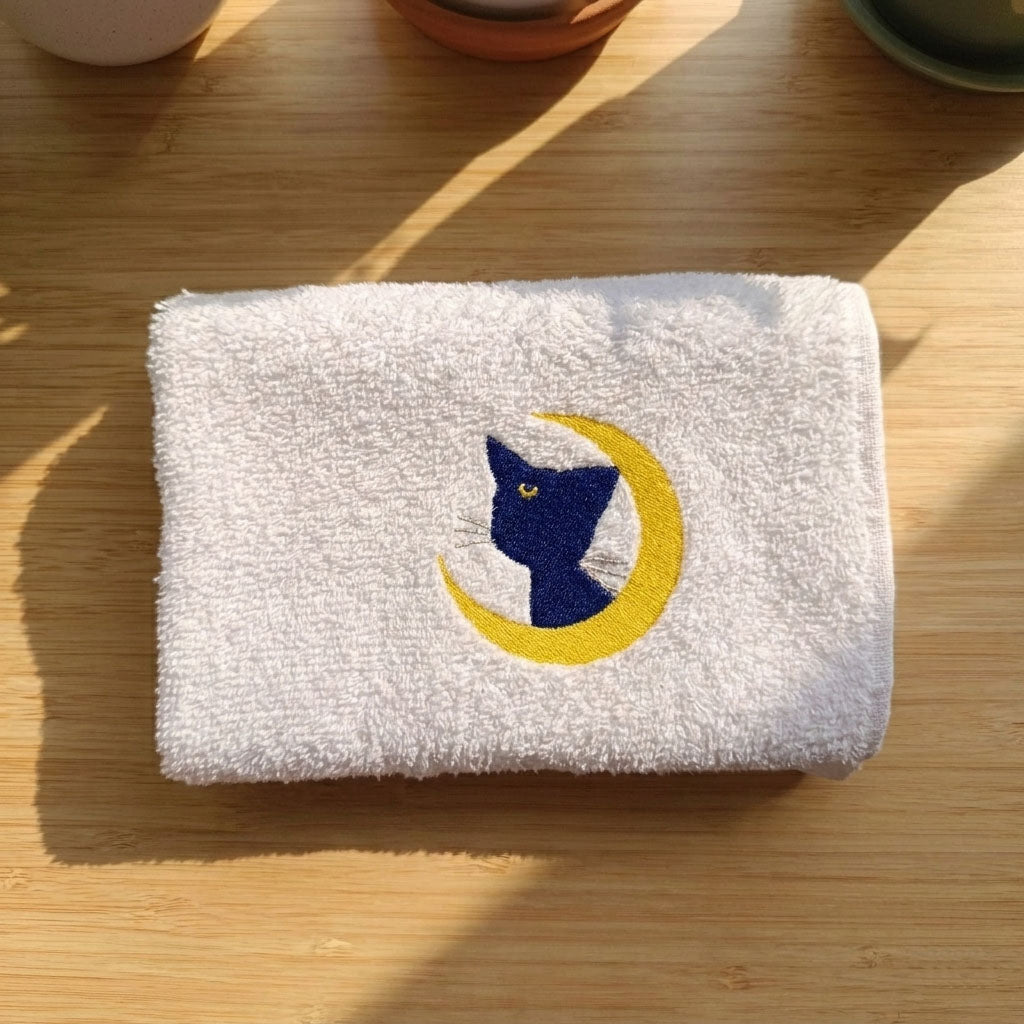 Asciugamano Luna Sailor Moon Ricamato (Fan Art)