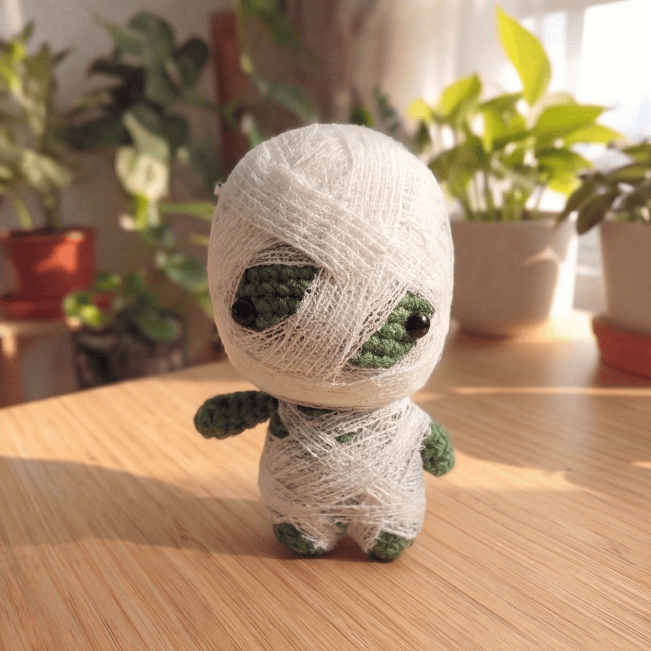 Amigurumi Mummia Kawaii - Peluche da Collezione