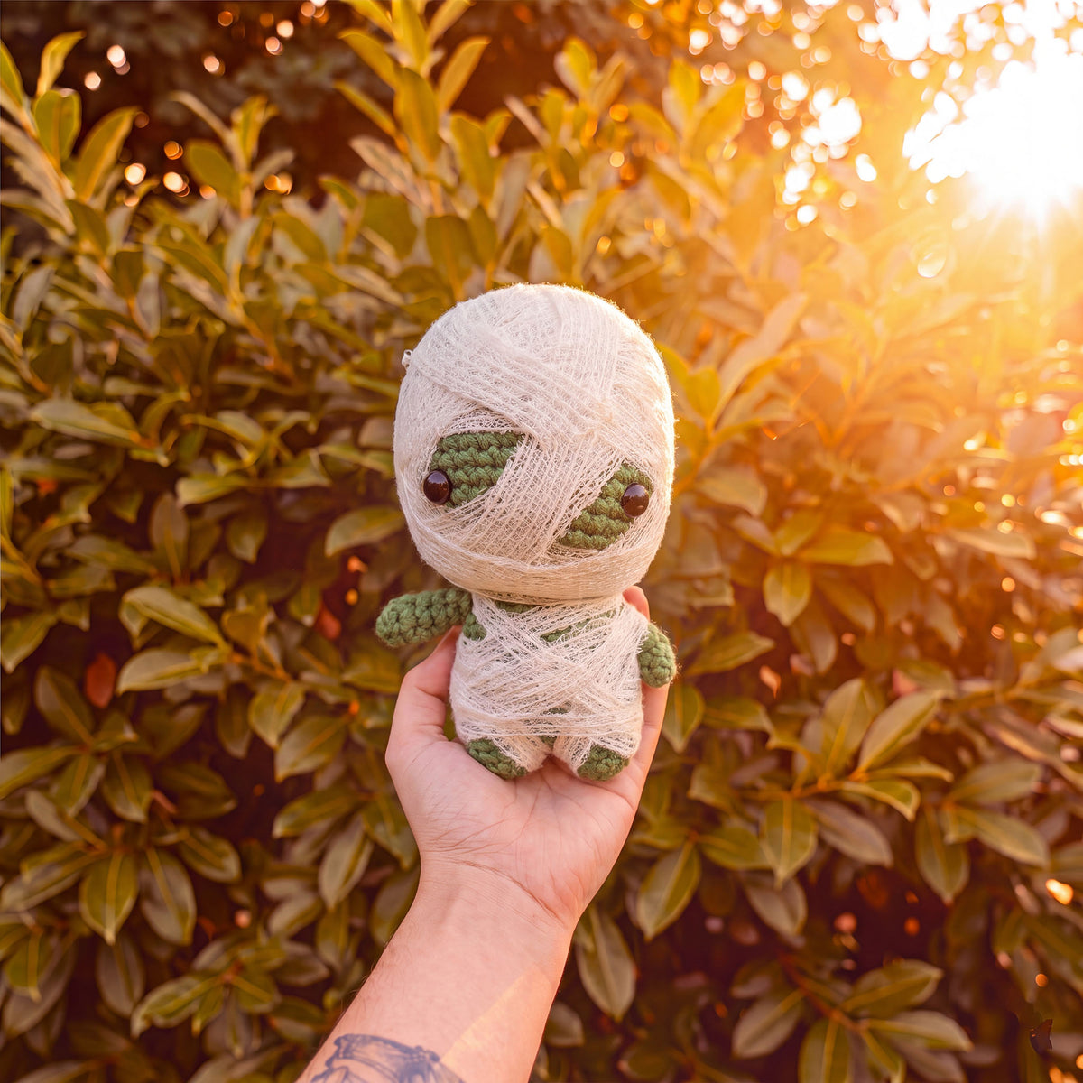 Amigurumi Mummia Kawaii - Peluche da Collezione