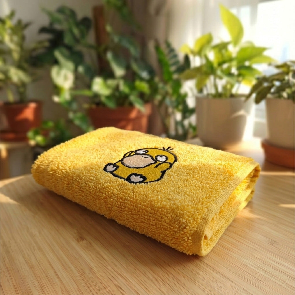 Asciugamano Psyduck Ricamato (Fan Art)