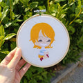 Quadro Ricamato Nami Chibi (Fan Art)