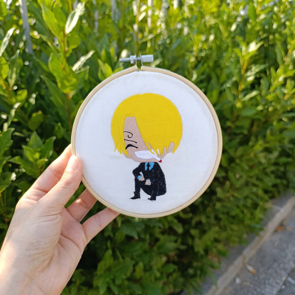 Quadro Ricamato Sanji Chibi (Fan Art)