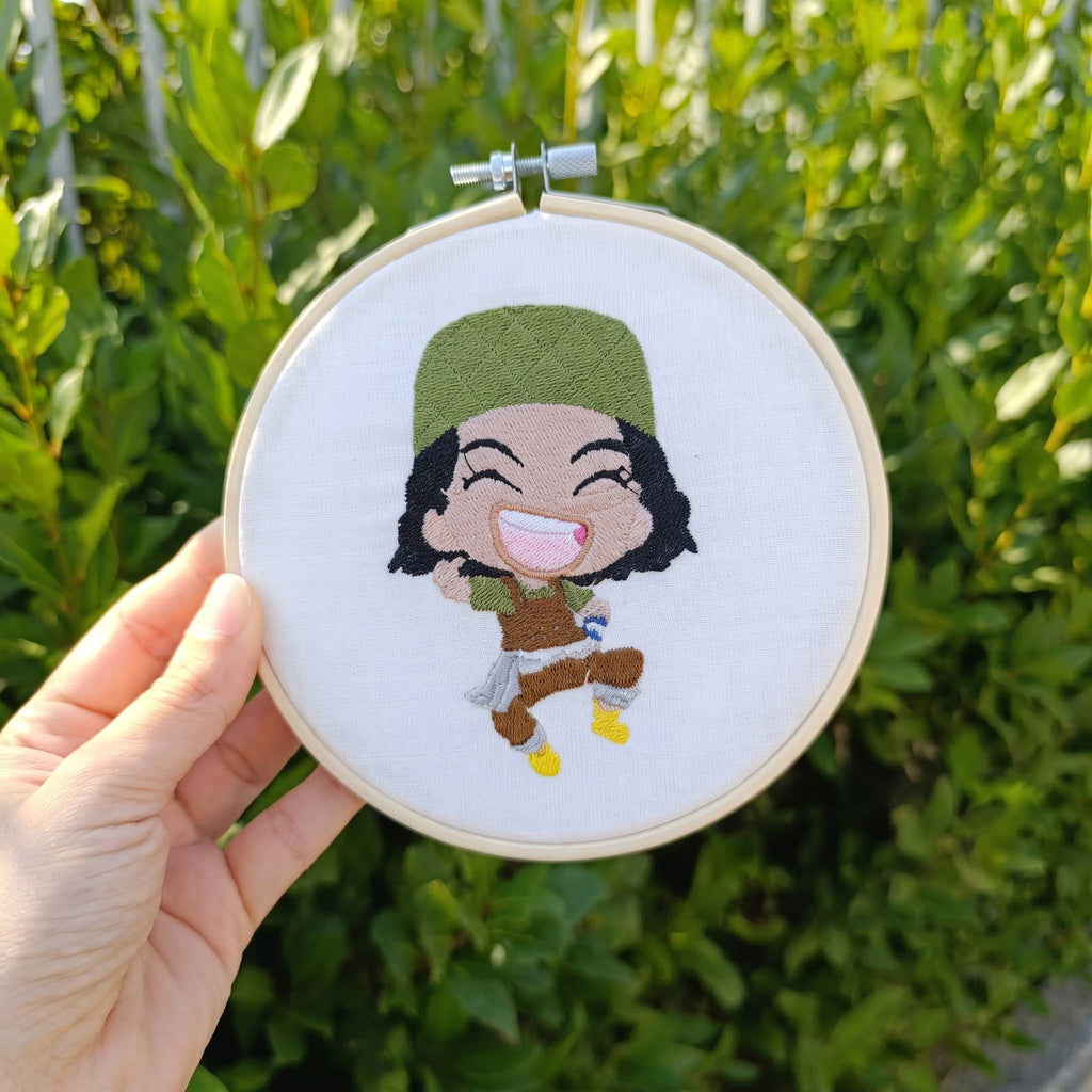 Quadro Ricamato Usopp Chibi (Fan Art)