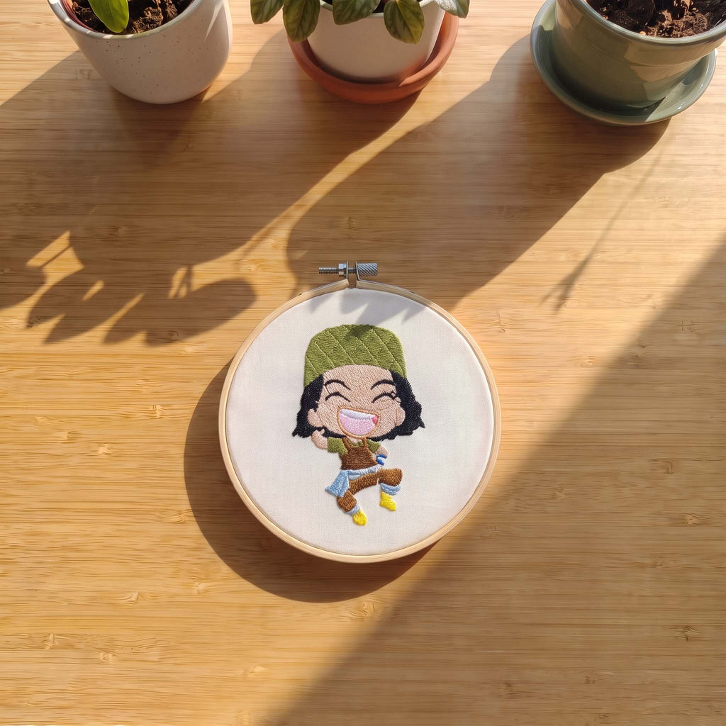 Quadro Ricamato Usopp Chibi (Fan Art)