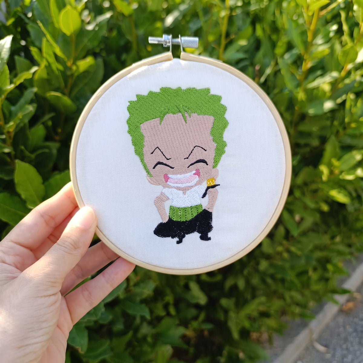 Quadro Ricamato Roronoa Zoro Chibi (Fan Art)